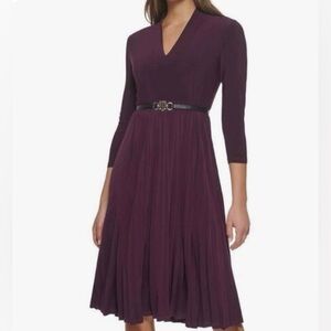 Tommy Hilfiger flowy eggplant dress size 4